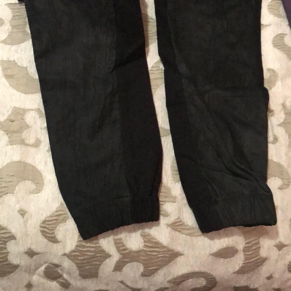 Zanderobe Leather and Cotton Joggers - Picture 7 of 8